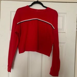 Red crop top